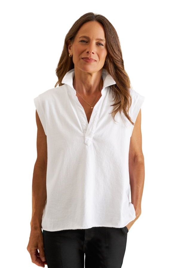 Frank & Eileen Olivia Popover Collar Tank