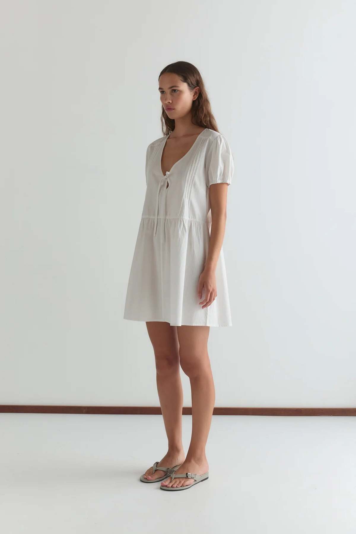 Deiji Studios V Pleat Dress - Image 2 of 8