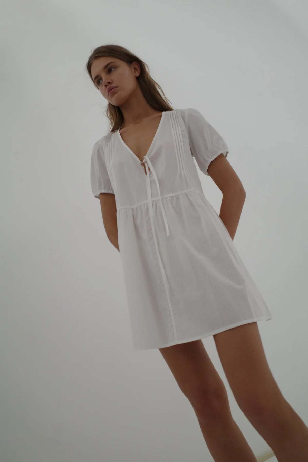 Deiji Studios V Pleat Dress - Image 8 of 8