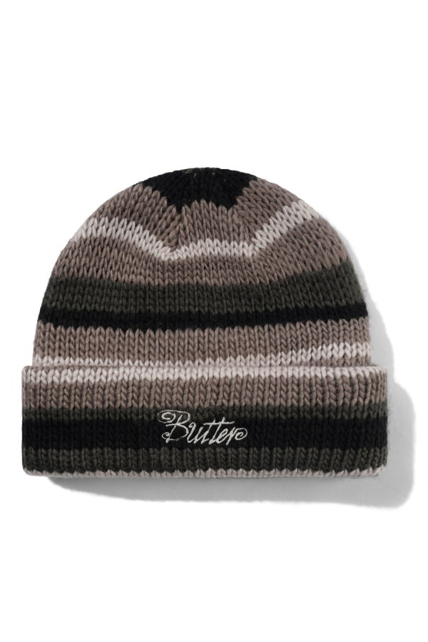 Butter Goods Ombre Striped Knit Beanie