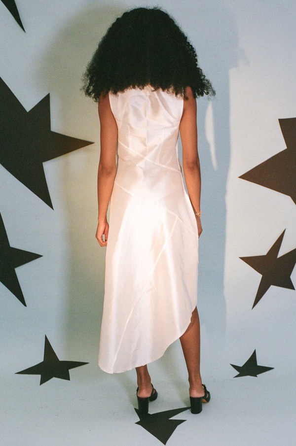 maxi dress tank TANK MAXI DRESS WHITE, L / White by SPRWMN
