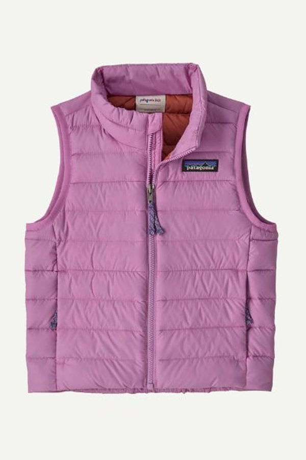 KIDS Patagonia Baby Down Sweater Vest - Brisk Purple