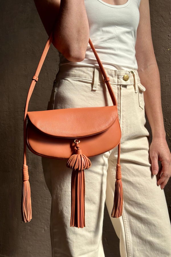 Ulla Johnson Paloma Tassel Flap Bag