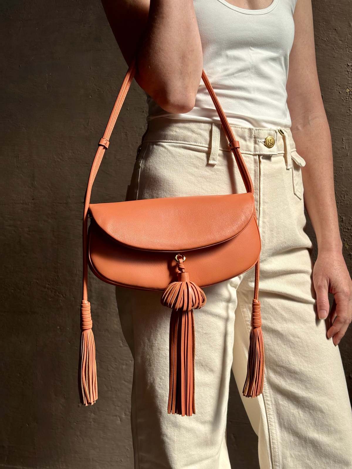 Ulla Johnson Paloma Tassel Flap Bag - Image 1 of 6