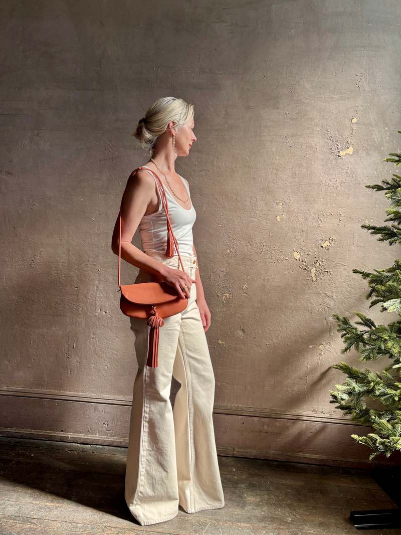 Ulla Johnson Paloma Tassel Flap Bag