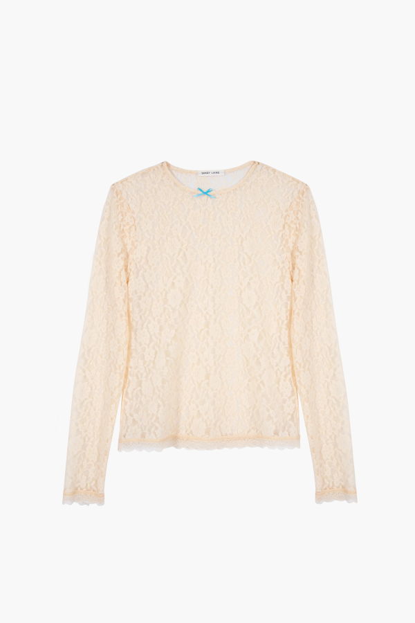 Sandy Liang Scoby Top - Ivory
