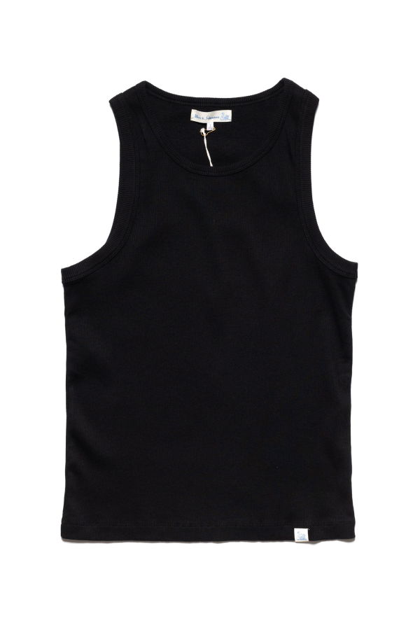 Merz b. Schwanen RIBTANK01.99 Iconic Ribbed Cotton Tank Top