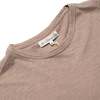 Merz b. Schwanen SCT04.061 Slub Pima Cotton T-Shirt - Faded Grain - Thumbnail 2