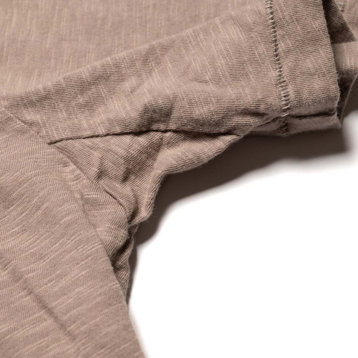 Merz b. Schwanen SCT04.061 Slub Pima Cotton T-Shirt - Faded Grain - Image 3 of 4