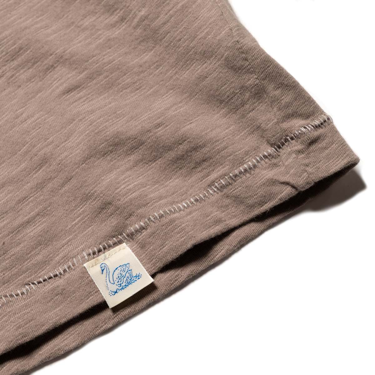Merz b. Schwanen SCT04.061 Slub Pima Cotton T-Shirt - Faded Grain - Image 4 of 4