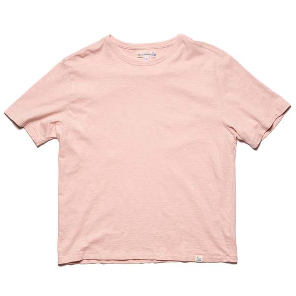 Merz b. Schwanen SCT04.303 Slub Pima Cotton T-Shirt - Dusted Pink Merz b. Schwanen SCT04.303 Slub Pima Cotton T-Shirt - Dusted Pink