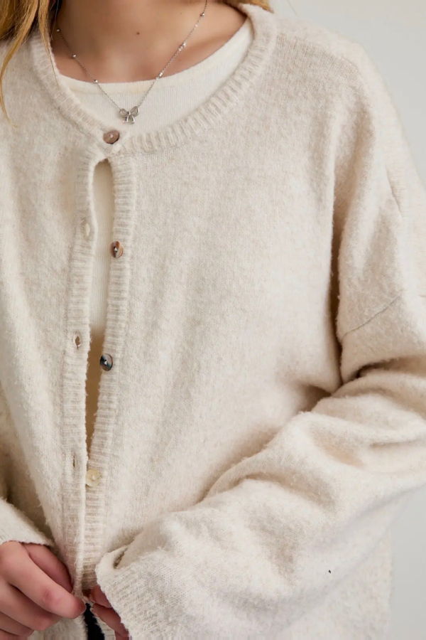 Azalea Juniper Oversized Cardigan