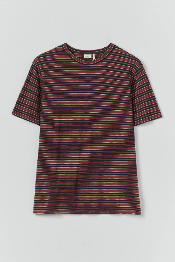 TOAST Theo Stripe Tee - Provencal Blue/Multi