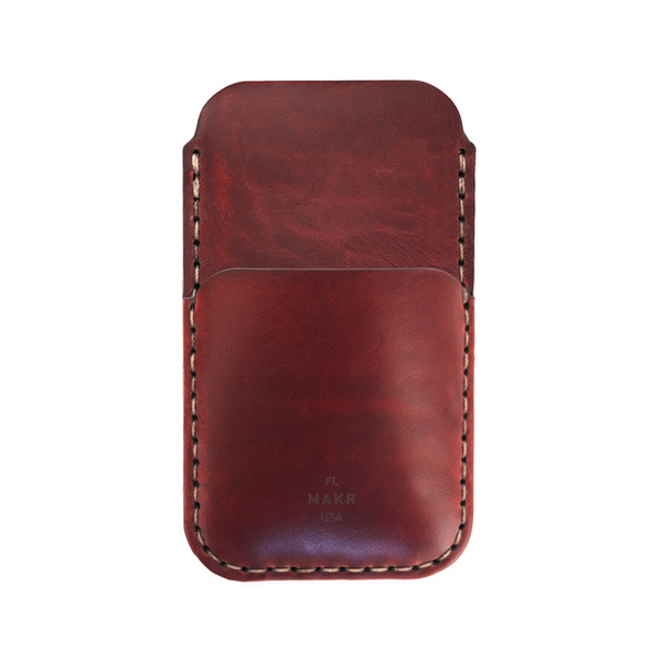 MAKR iPhone SE Card Sleeve - Oxblood MAKR iPhone SE Card Sleeve - Oxblood