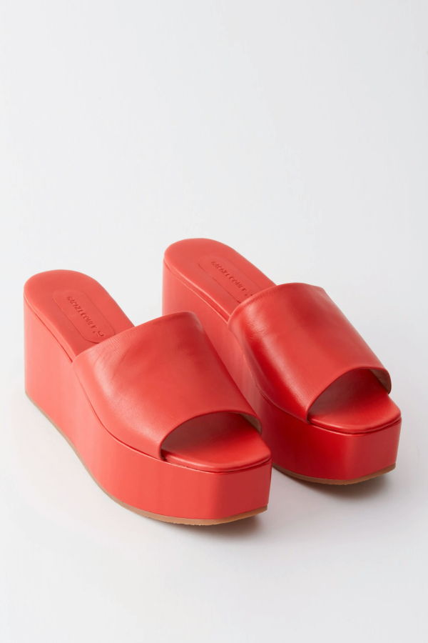 Rachel Comey Ferow Wedge Sandal - Orange