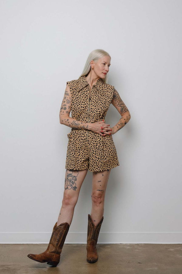 Noble Tank Suit Romper - Leopard