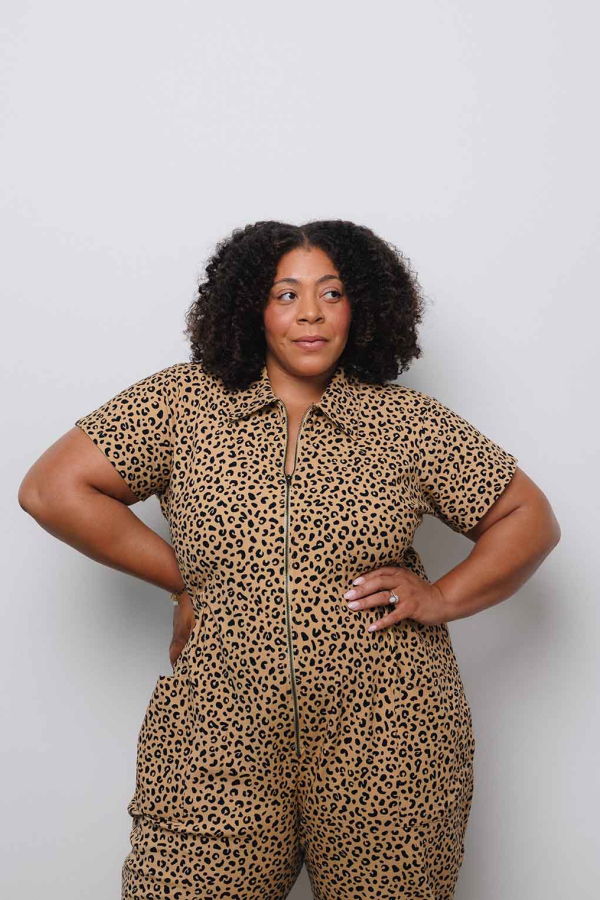 Noble Utility Suit Jumpsuit - Leopard