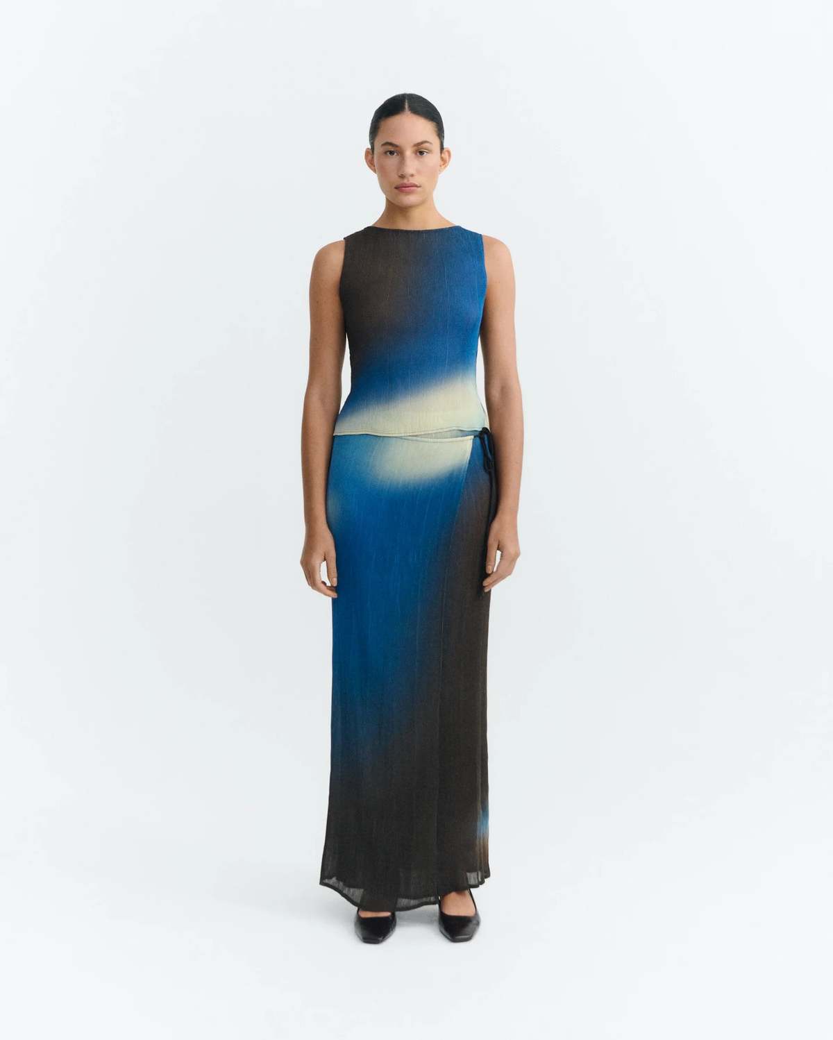 Thinking MU Pauline Long Pleated Skirt - Image 2 of 5