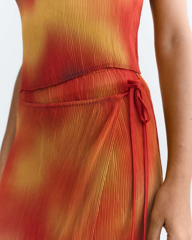Thinking MU Pleated Skirt