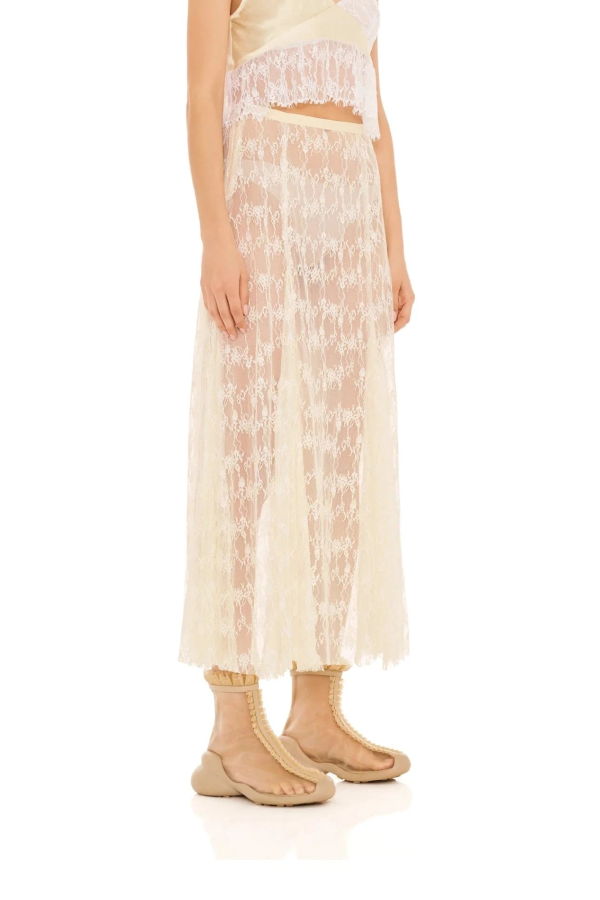 Collina Strada Pamela Lace Skirt