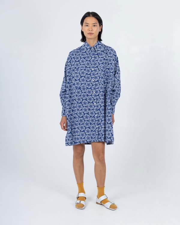samet Talia Mini Dress Mandala Seersucker