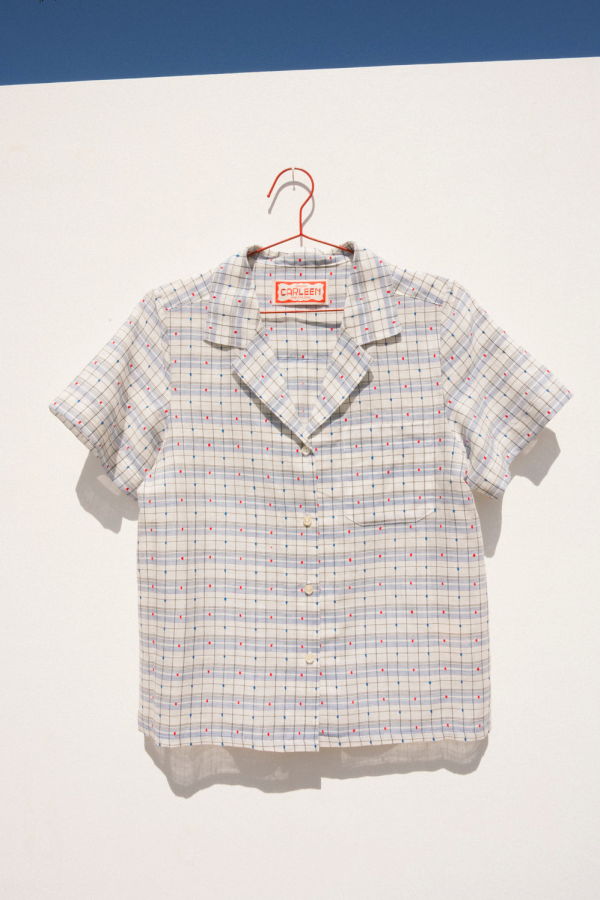 Carleen Nancy Button-Waist Shirt