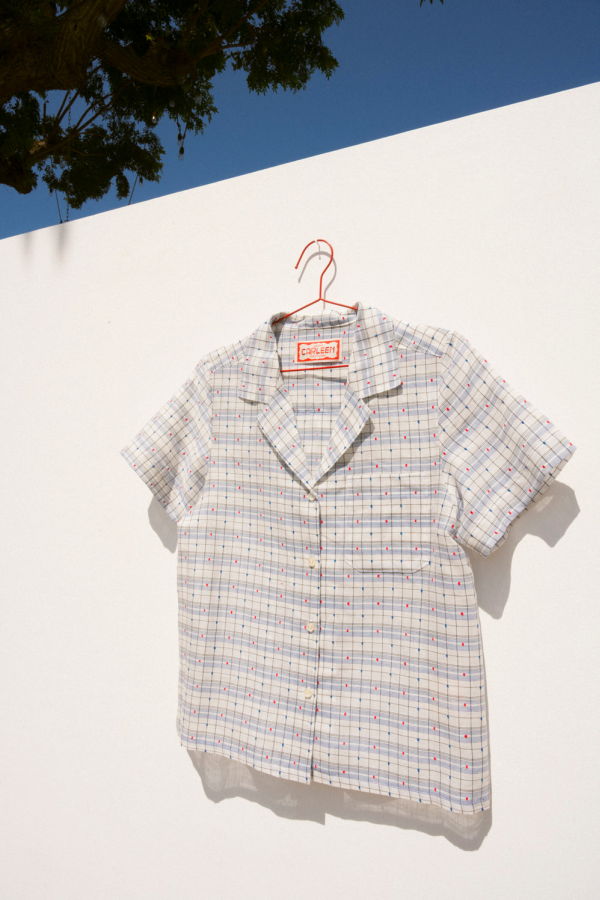 Carleen Nancy Button-Waist Shirt