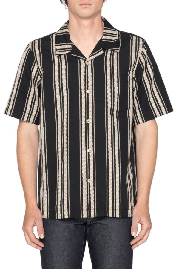 Naked & Famous Aloha Shirt Dobby Bands - Black