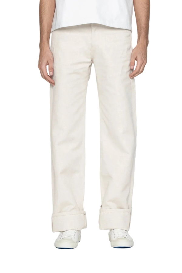 Naked & Famous Strong Guy Jeans - Off White