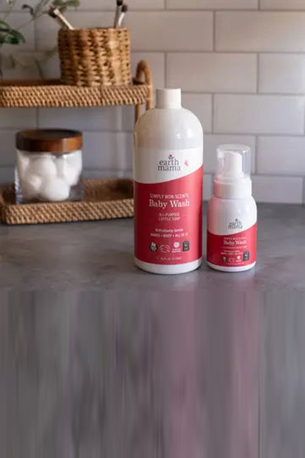 KIDS Earth Mama Simply Non-Scents Castile Baby Wash