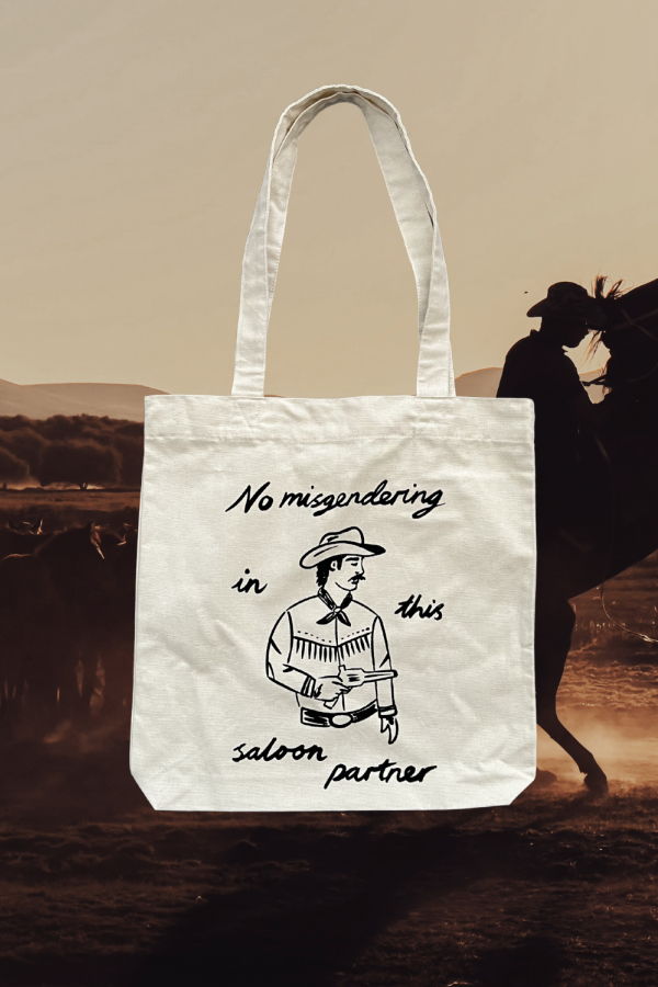 Sweet Cowboy Blues No Misgendering Tote Bag