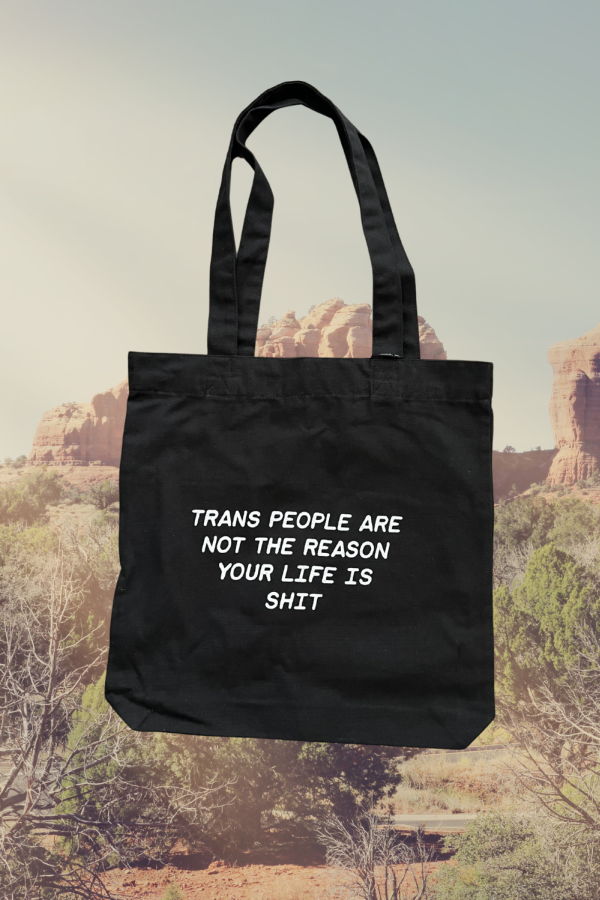 Sweet Cowboy Blues Trans People Are Not the Problem Tote Bag