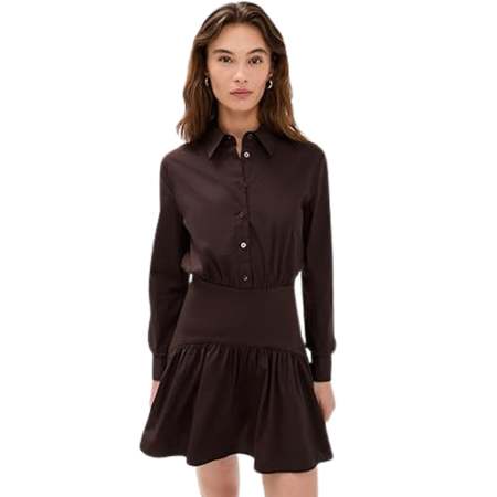 women's faux leather dress Tuckernuck Black Leather Clifton Dress Black Leather / XXXL