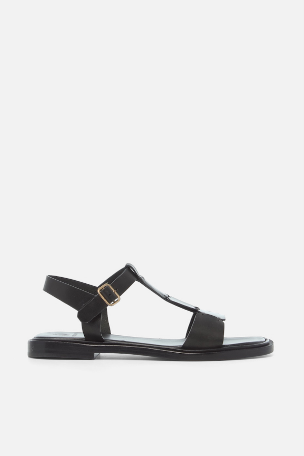 Coclico Raq Sandal - Black Vacchetta