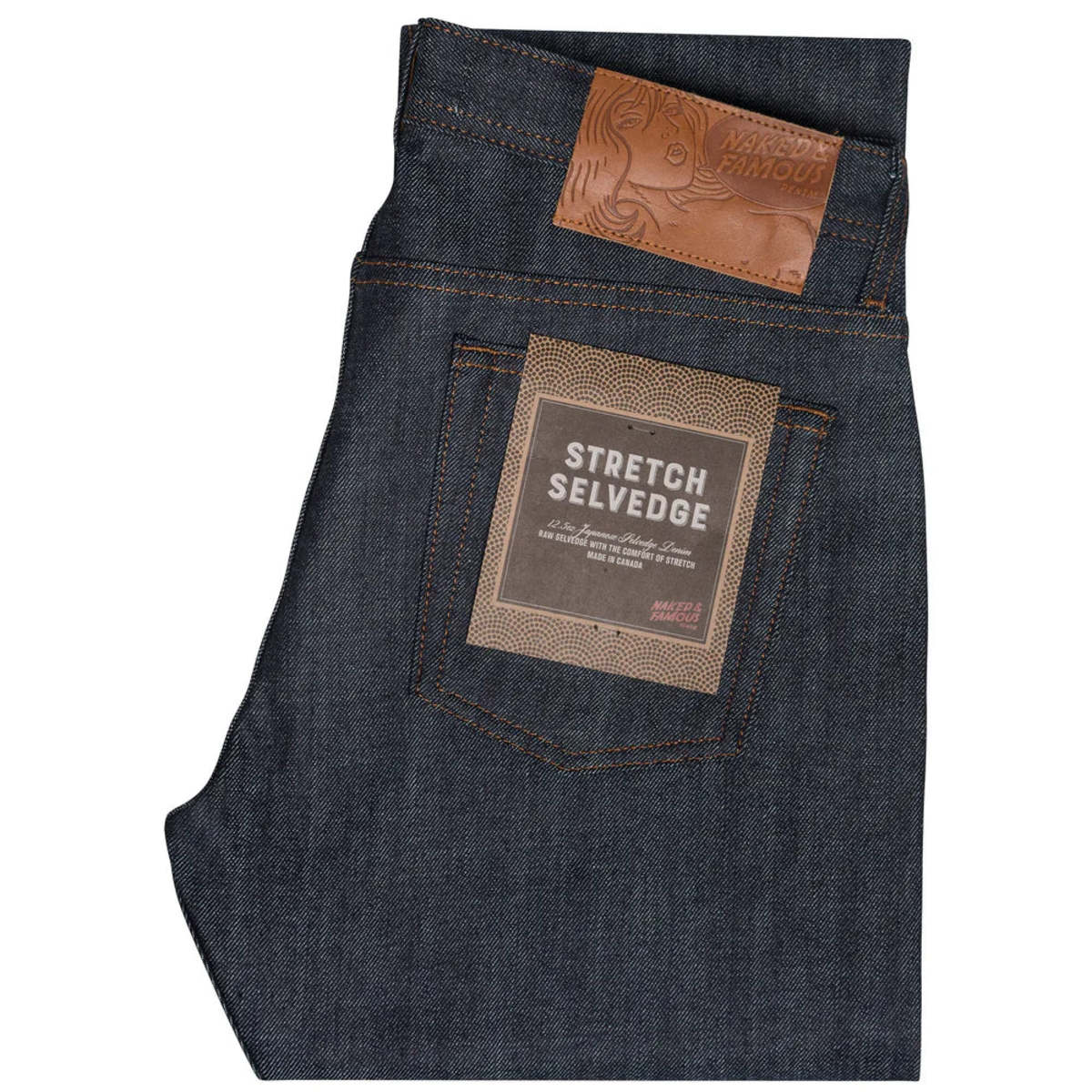 Naked & Famous Weird Guy Jeans - Indigo - Image 1 of 4