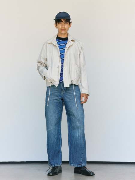 Camiel Fortgens Wool 70's Jacket - Lilac | Garmentory