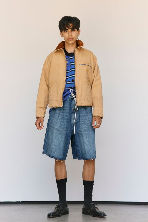 Camiel Fortgens Sand Vintage Wash Cotton Worker Jacket