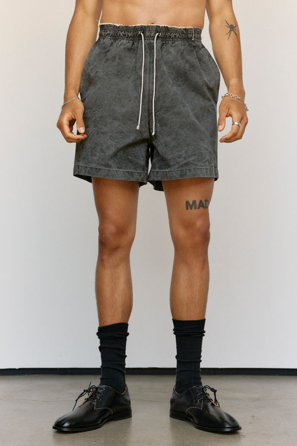 Camiel Fortgens Vintage Wash Cotton Knee Shorts