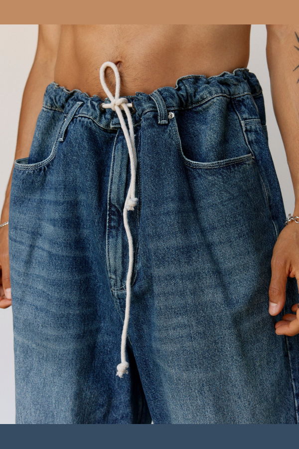 Camiel Fortgens Vintage Wash Denim Big Shorts