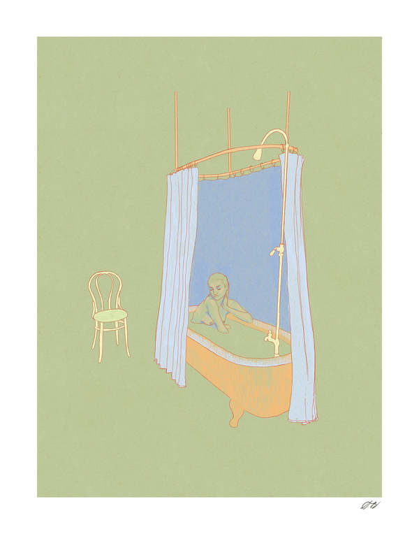 Stephanie Browne Art Bath Print Stephanie Browne Art Bath Print