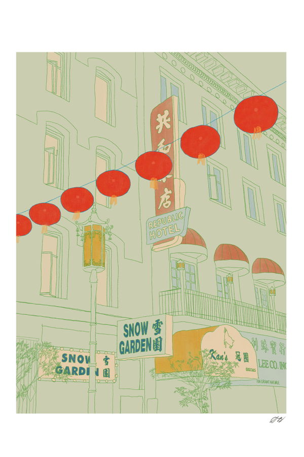 Stephanie Browne Art Chinatown Print