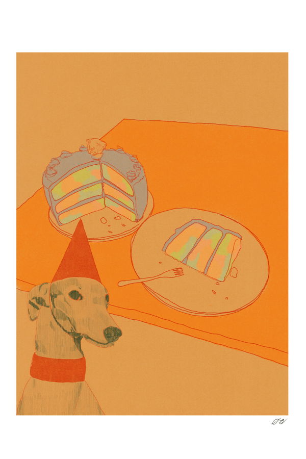 Stephanie Browne Art Dog Party Print