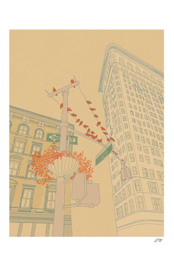 Stephanie Browne Art Flatiron Print