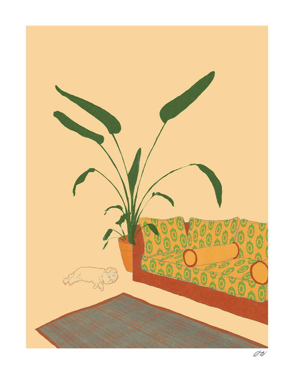 Stephanie Browne Art Little Dog Print Stephanie Browne Art Little Dog Print
