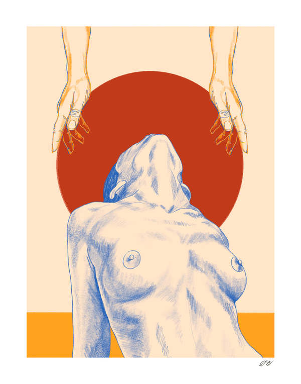 Stephanie Browne Art Nude Print