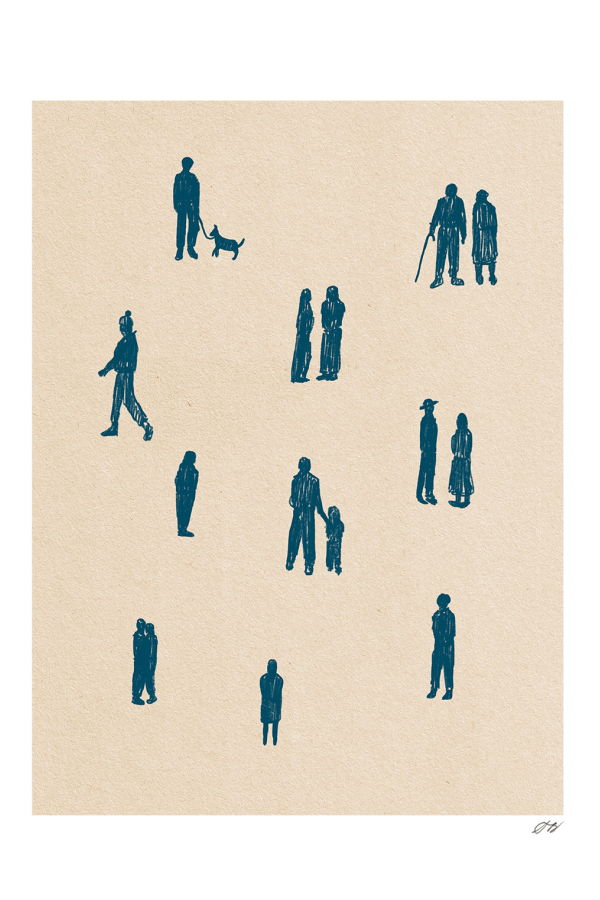Stephanie Browne Art People Print