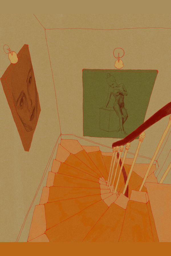 Stephanie Browne Art Stairs Print