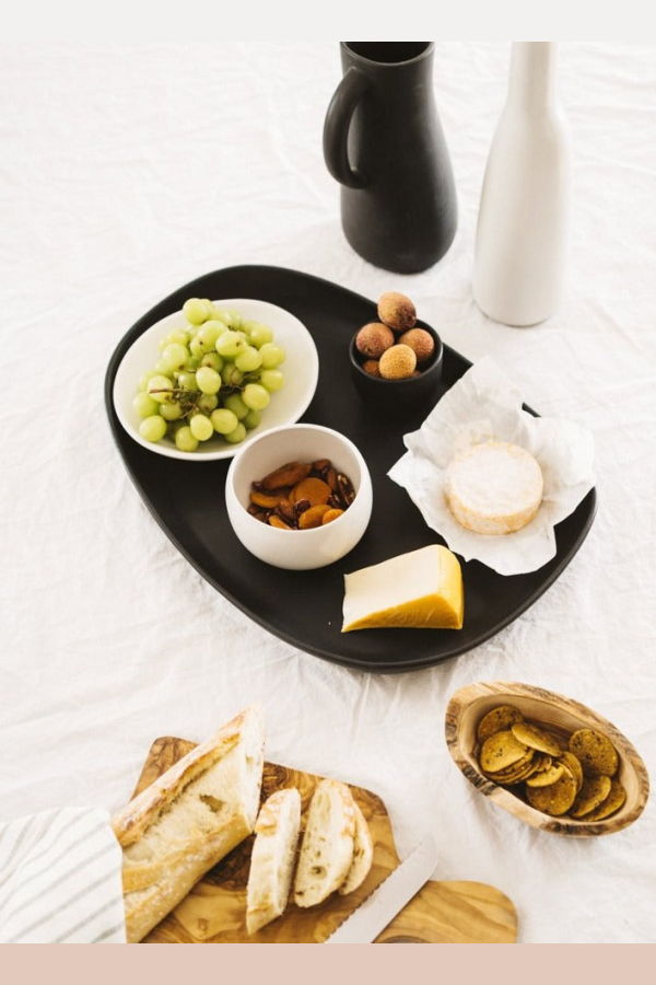 Gharyan Stoneware Long Dadasi Serving Platter