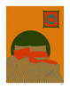 Stephanie Browne Art Striped Bed Print - Thumbnail 4