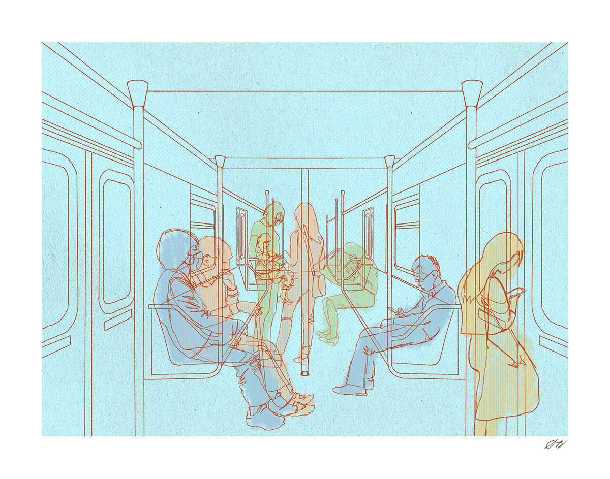 Stephanie Browne Art Subway Print - Image 1 of 3